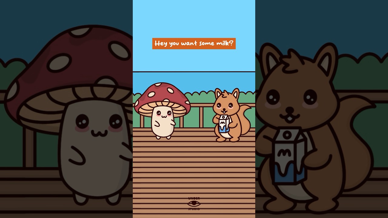 No Tolerance 🍄 Mushie & Squirrel | Intolerant Animation Meme | Original Audio: @justtrent77