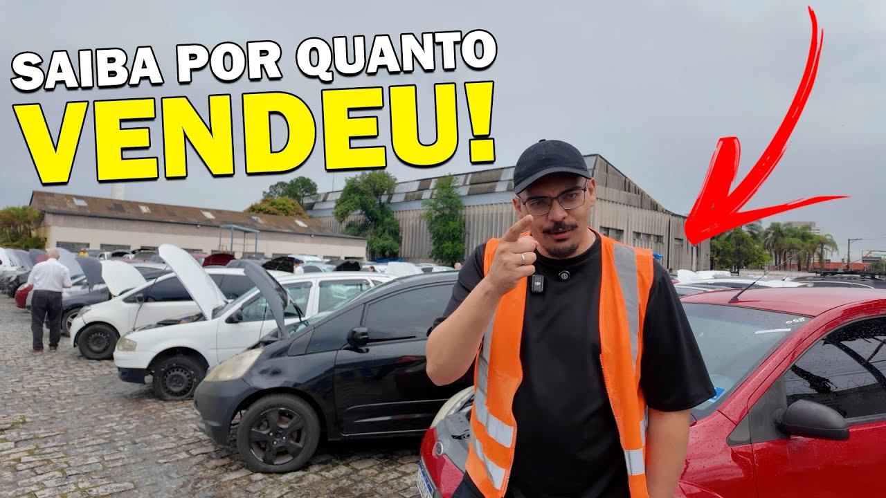 MOSTREI POR QUANTO VENDERAM OS CARROS NESSE LEILÃO