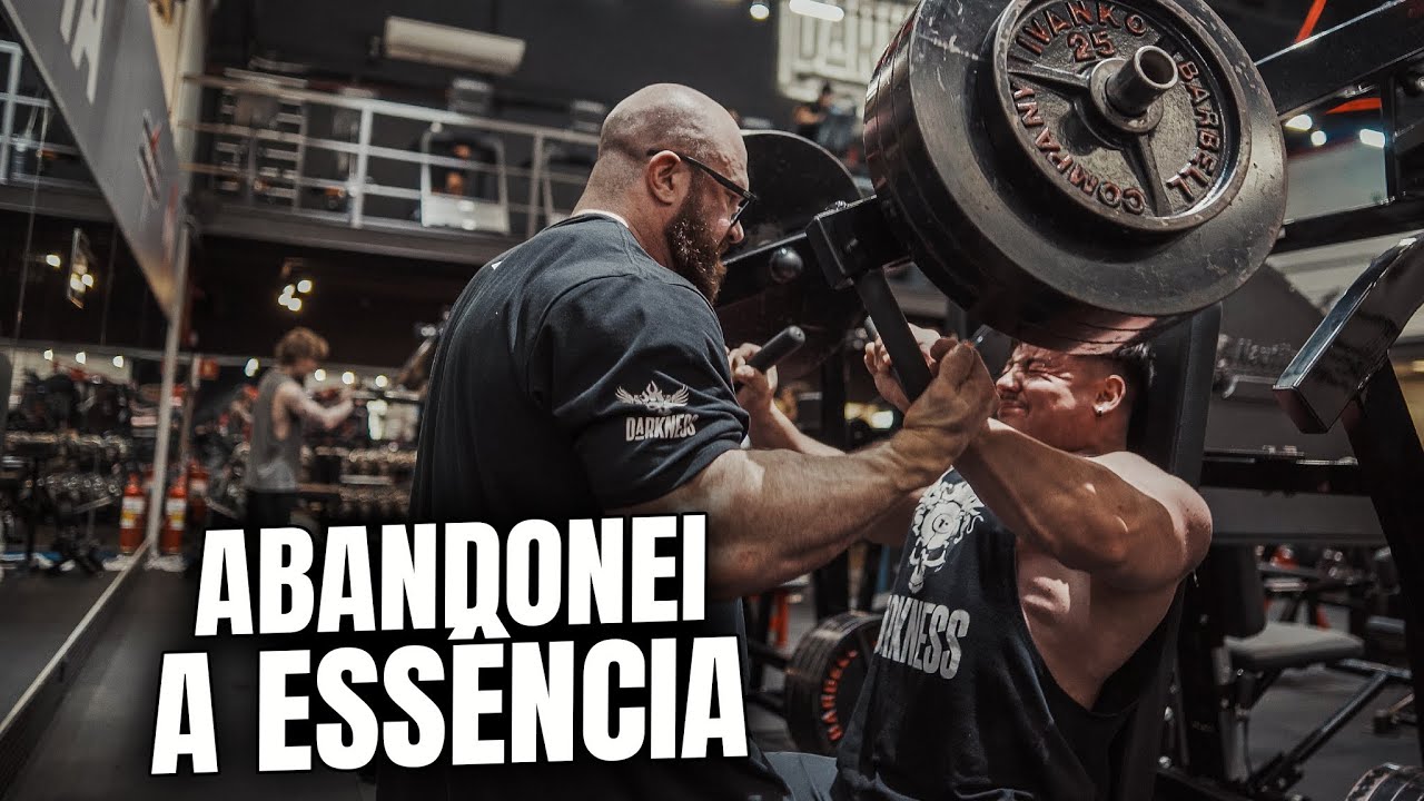 ESTOU MUDANDO MINHA FORMA DE TREINAR