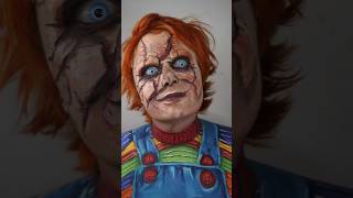 Chucky transformation #makeup #transformation #makeuptransformation #sfx #halloween #chucky #yt