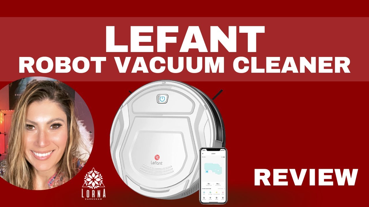 Lefant Robot Vacuum Cleaner, Tangle-Free, Strong Suction, Slim, Low Noise,  Automatic Self-Charging, Wi-Fi/App/Alexa Control, Ideal for Pet Hair Hard