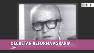 1969 Decretan reforma agraria
