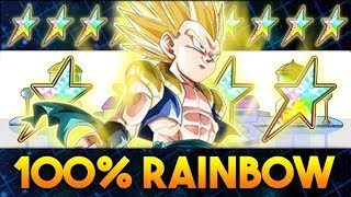 HOW GOOD IS HE? 100% RAINBOW STAR AGL SSJ GOTENKS SHOWCASE! (DBZ: Dokkan Battle)