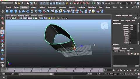 Maya Tutorial: 38 Opening and Closing Surfaces.mov