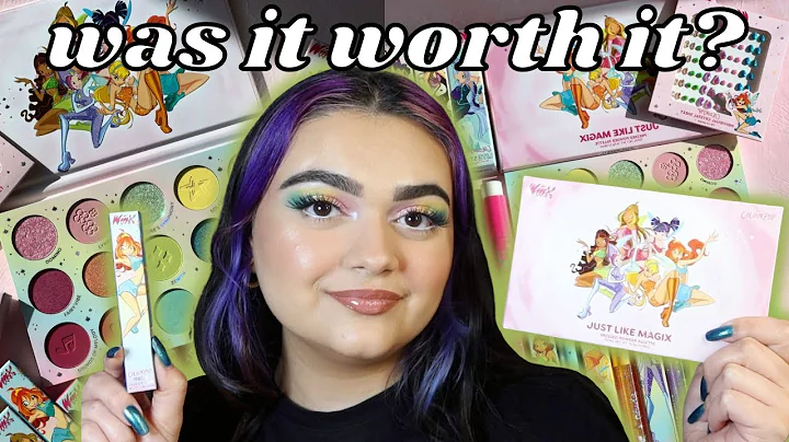 NEW! WINX CLUB X COLOURPOP COLLECTION REVIEW & SWA...