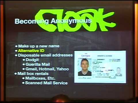 Shmoocon 2010: Becoming Jack Flack: Real Life Cloak & Dagger 2/6