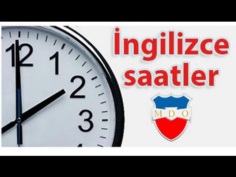 Ingilizce Saatler Konu Anlatimi Saatler Konusu Youtube