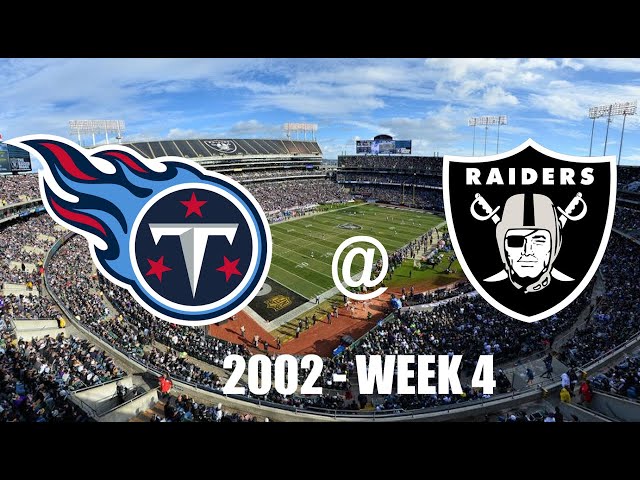 2002 - WK 4 - TEN @ OAK [FULL GAME] - YouTube