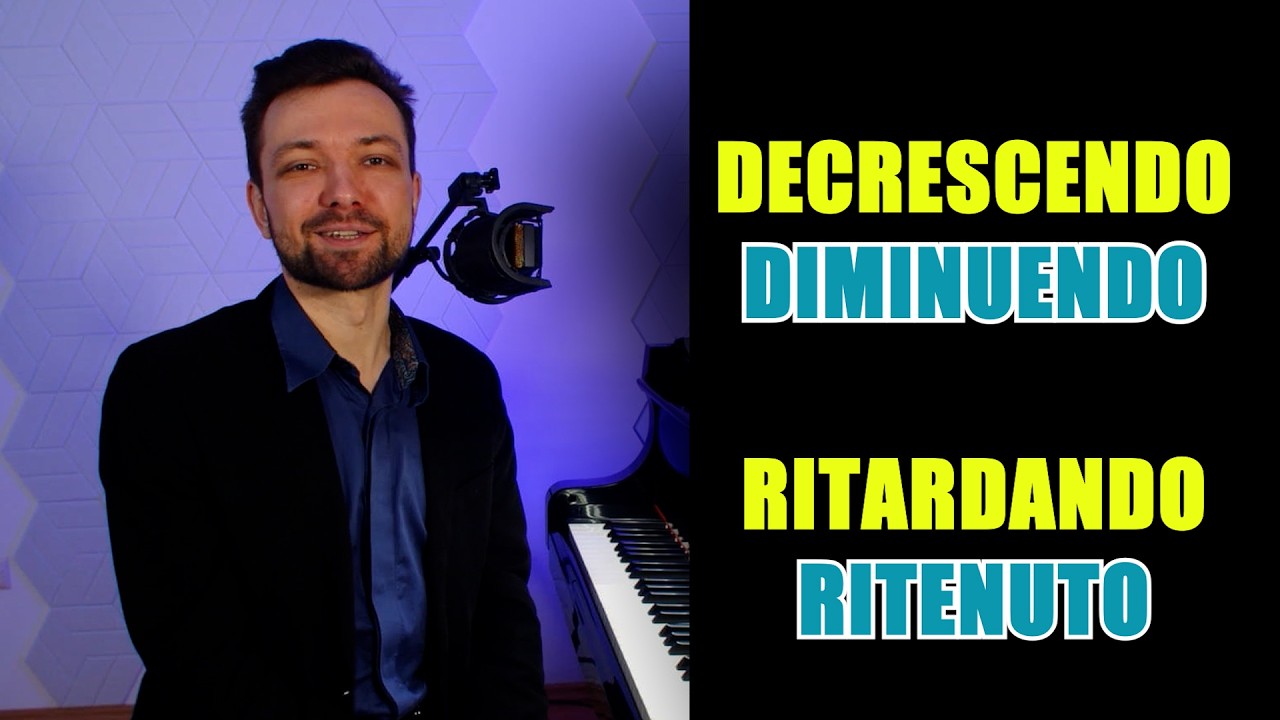 Decrendo Decrescendo VS Diminuendo, Ritardando VS Ritenuto EXPLAINED - YouTube