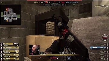 Olofmeister Knows (FaZe vs Mouz Map2 Cache ELEAGUE Major 2018 Quarter-Final)