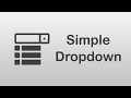 [ Arabic Tutorials ] How to Create Simple Dropdown Menu