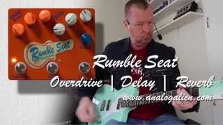 Analog Alien: RUMBLE SEAT Drive | Delay | Reverb - Demo