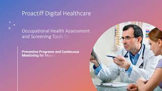 Proactiff Occupational Health - Prevention program for Musculoskeletal Disorders