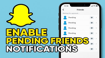 How To Enable Pending Friends Notifications on Snapchat (2025)