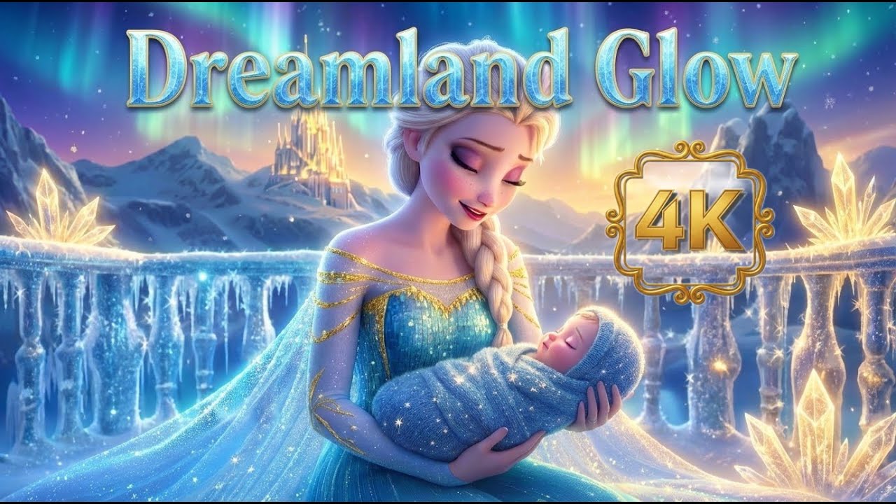 Dreamland Glow 🌙 Soothing Elsa Lullaby for Babies & Toddlers