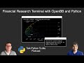 OpenBB: Python-based Investment Research for Everyone - Talk Python to Me Ep.370