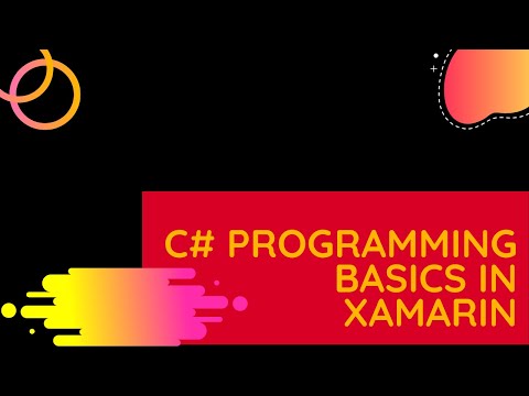 C# Programming Basics in Xamarin (1  Introduction to Arrays in Xamarin)