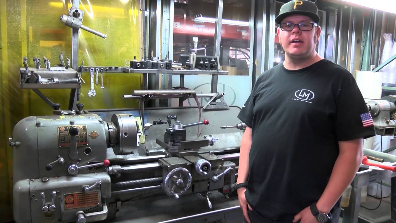 Local Motors Machinist Cleans Up Lathe YouTube