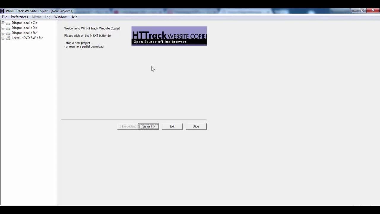 Httrack. Httrack