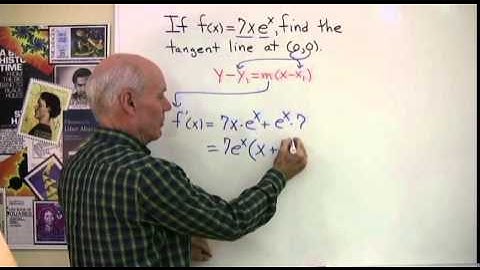 Exponential Functions and Tangent Lines