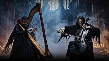 Haunting Harp + Cello | When Death Played the Strings | Harp and Cello of Death For Sleep