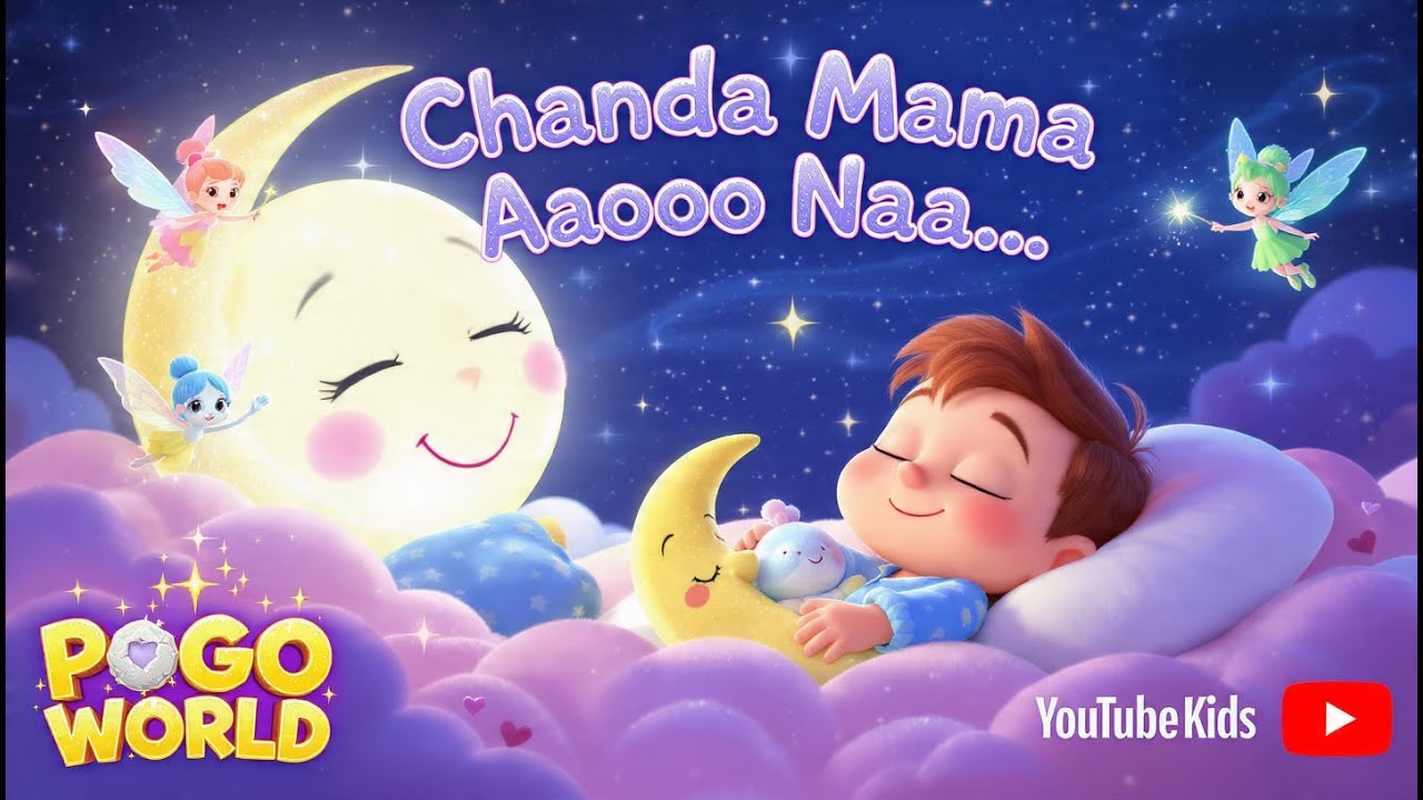 🌙Chanda Mama Aao Na 🌙चंदा मामा आओ ना | Hindi Lori for Babies | Bedtime Lullaby | Hindi Rhymes