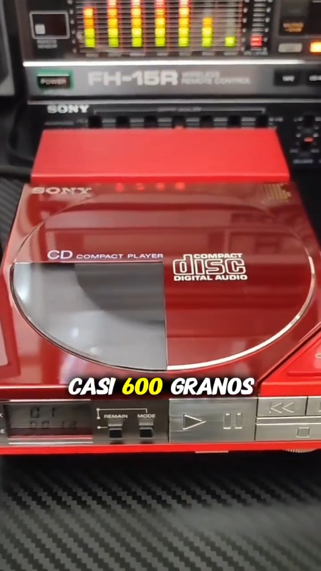 Sony Discman D-50 (1984) 🎶 | The first portable CD player #shorts