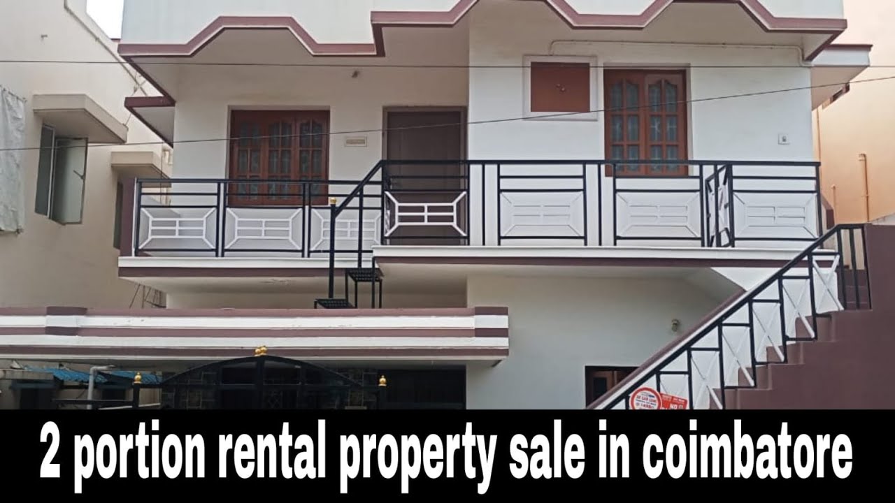 122) 2 Portion Rental பழைய வீடு விற்பனைக்கு Old House Coimbatore TVS