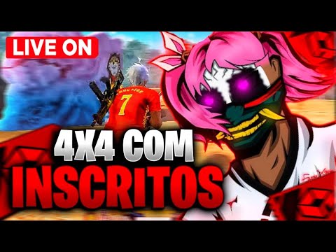 🔥FREE FIRE AO VIVO🔥4V4 RESENHA🔥4V4 CONTRA FAMOSOS🔥ORG 021🔥@Sagazx7