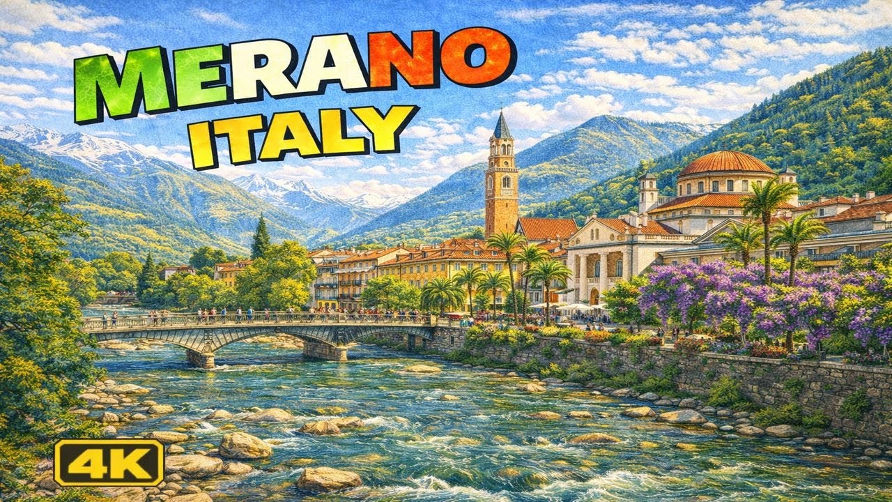 Walking in Merano, Italy 🇮🇹 | 4K Ultra HD City Tour