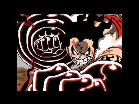 Animation in progress①【ルフィ対カイドウ手描きアニメ制作途中】