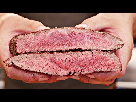 Which tastes better?? Flank steak vs Flat Iron Steak -- steak experiment