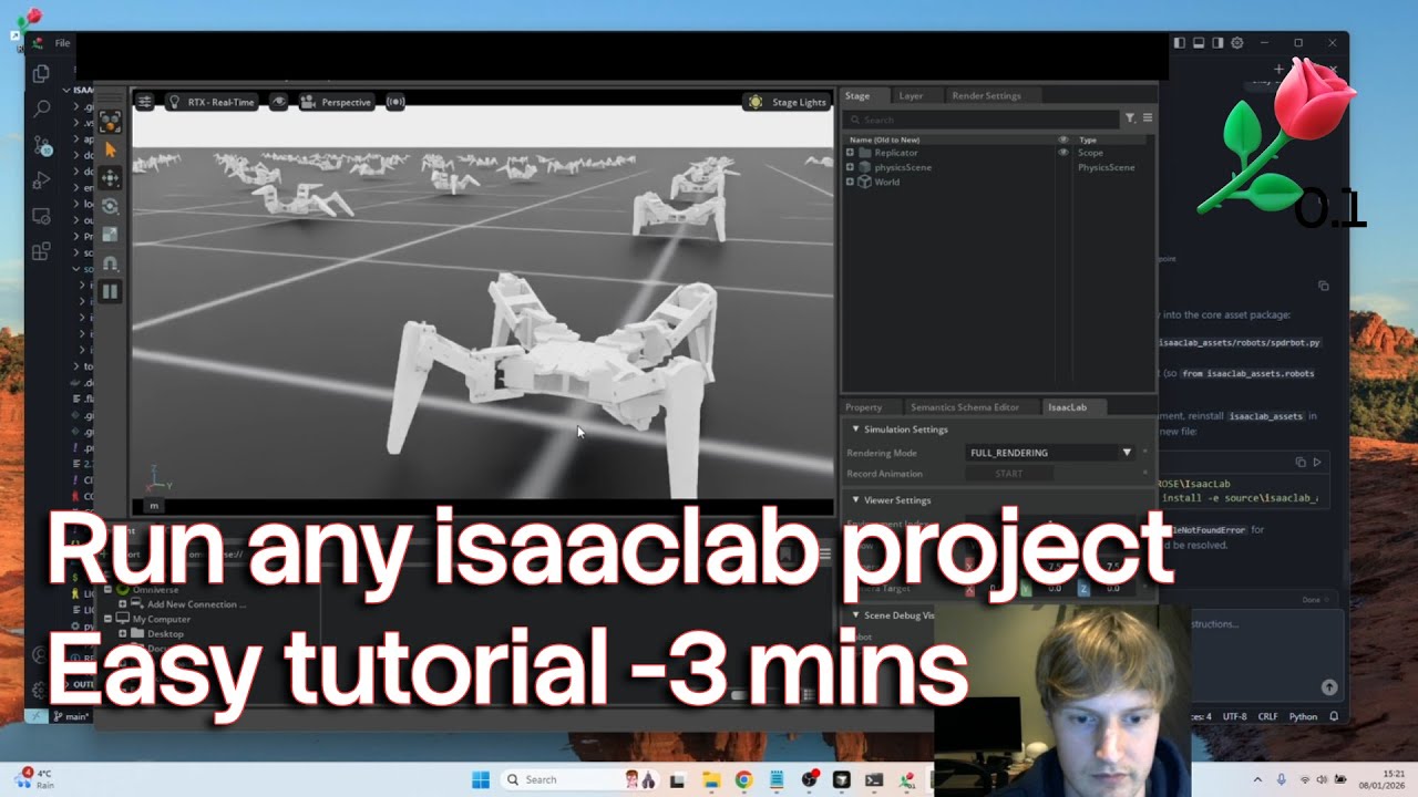 Run any isaaclab project - easy tutorial 2026
