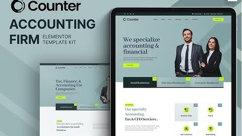How To Buy Counter – Accounting Firm Elementor Template Kit 2.99 $ Only