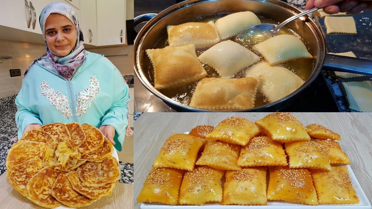 بعجينة واحدة  حضري  هد المسمن المعمر بحشوة حلوة ورغيفة العيد المعسلة بأقل  تكلفة