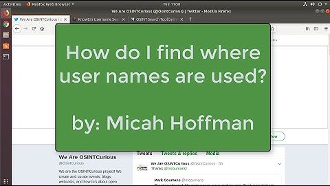 10 Minute Tip: Finding Usernames Fast!