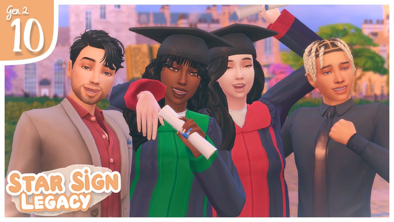 Graduation Day!🎓 || Taurus ♉|| Star Sign Legacy Challenge: Ep.10 || Sims 4 LP