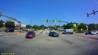 sunset dr and north main st red light 20260812