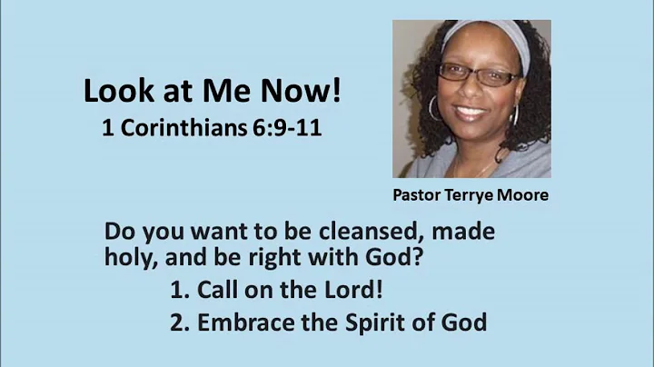 Pastor Terrye Moore Look at Me Now 12 10 2017