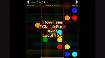 Flow Free - Classic Pack 7x7 - Level 1-30
