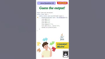 Java Interview Questions No 13  | Java ArrayList: Add & Remove Elements