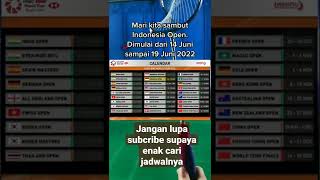 Jadwal Lengkap Badminton BWF World Tour 2022, Indonesia Master dan Indonesia Open Kickoff Juni