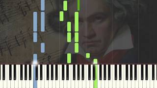 Adagio From Beethovens Emperor Concerto - Piano Solo Tutorial Intermediate
