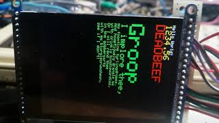 Teensy 3.6 ILI9341 8bit parallel graphics benchmark test Wealth