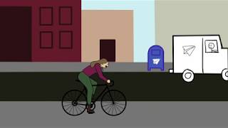 Three Falling Objects Animation