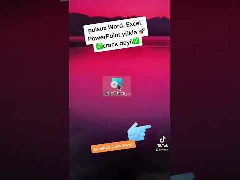 MS office pulsuz yüklə, Word, Excel, PowerPoint pulsuz yükləyin #libreoffice