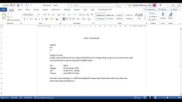 Tutorial Membuat Surat Undangan Menggunakan Mail Merge Kelompok 5