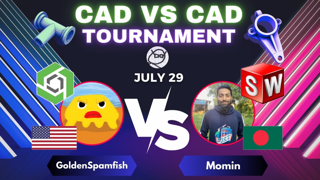 3D CAD TOURNAMENT Onshape vs SOLIDWORKS July 29th YouTube