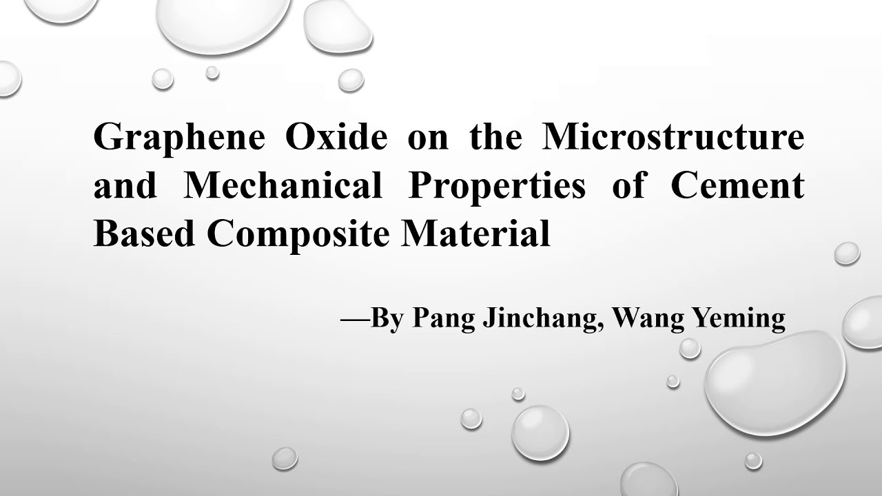 Graphene Oxide on the Microstructure and Mechanical Properties of ...