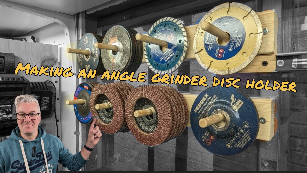 Изготовление держателя диска для угловой шлифовальной машины для мастерской